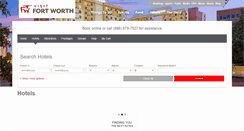 Desktop Screenshot of hotels.fortworth.com