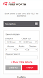 Mobile Screenshot of hotels.fortworth.com